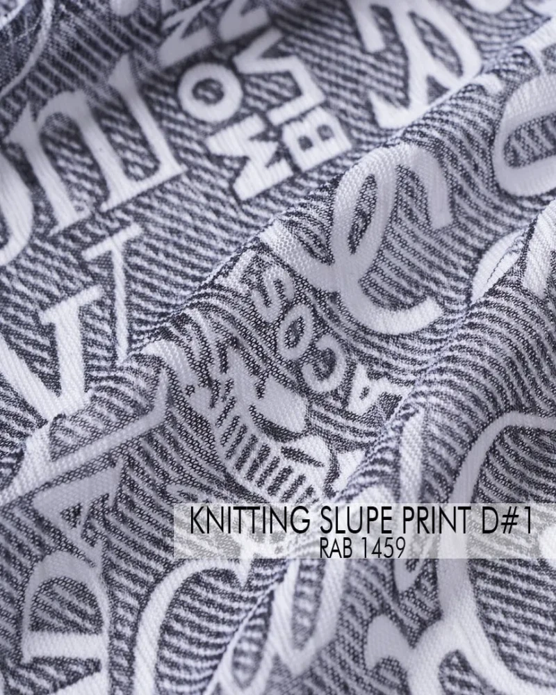Knitting Slupe Print D#1