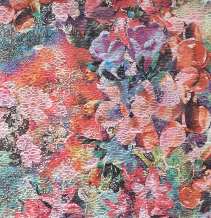 LACE CARABIAN PRINT D#7