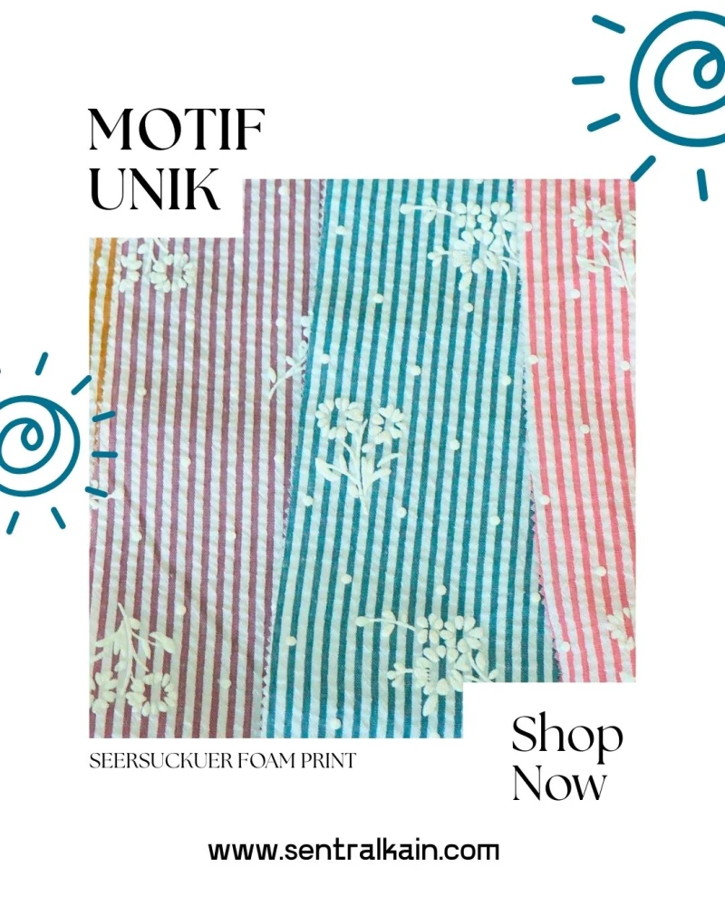 Seer Sucker Foam Print