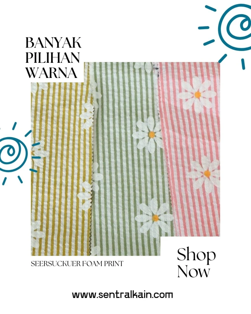 Seer Sucker Foam Print